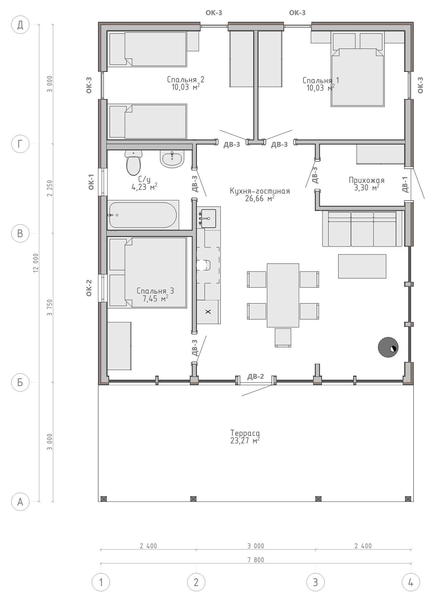 Планировка "Карабас Барабас"