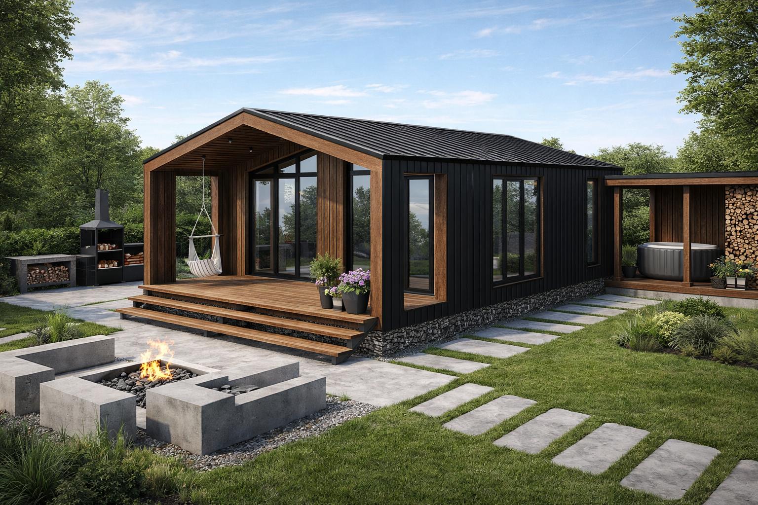 Модульный дом-баня «Базилио»