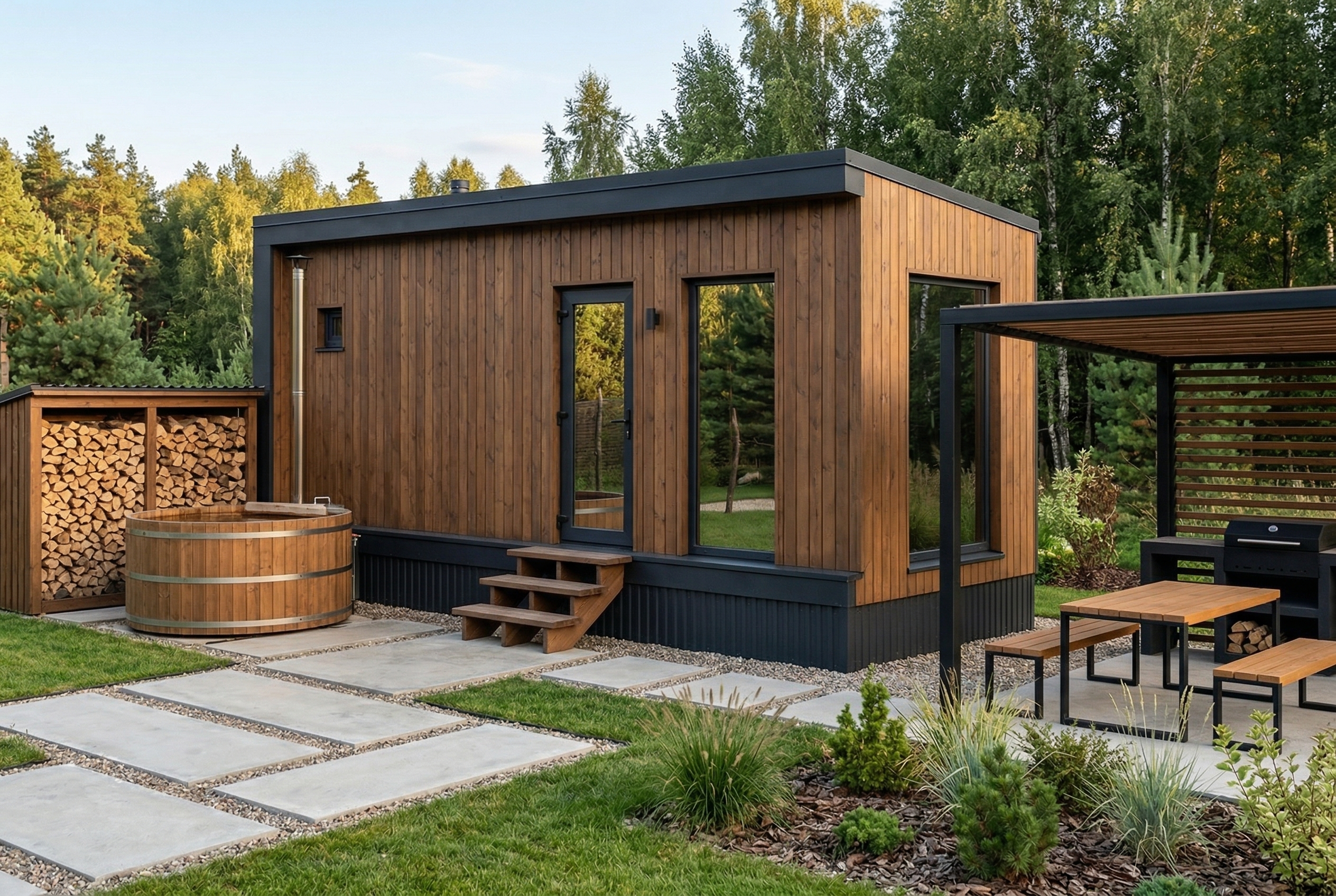 Модульная баня «Джузеппе»