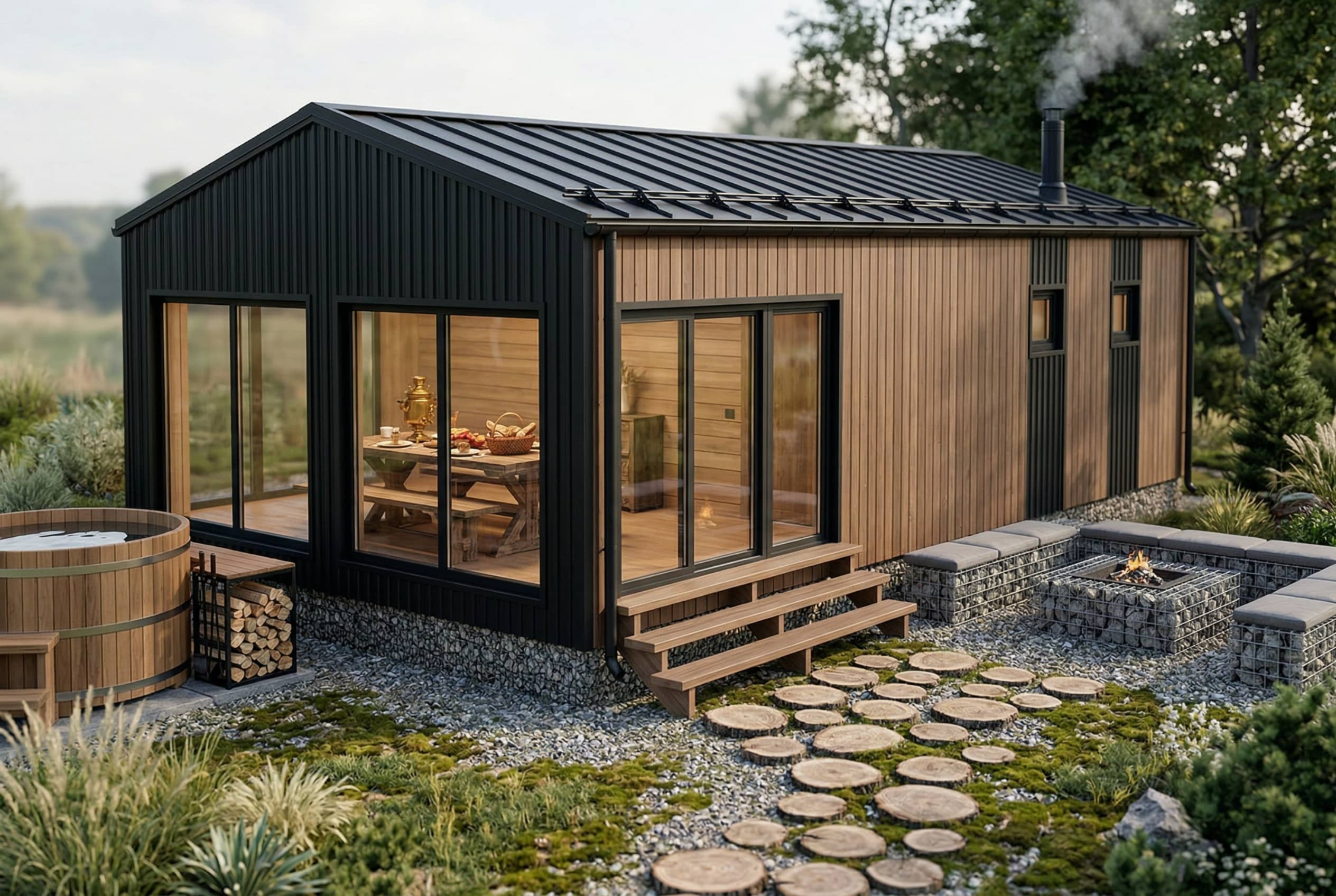 Модульная баня «Тортилла»